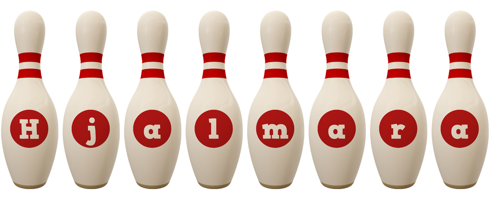 Hjalmara bowling-pin logo