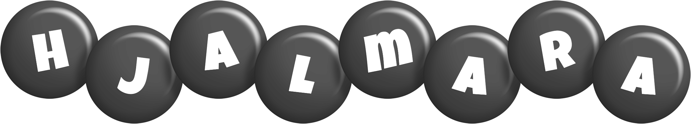 Hjalmara candy-black logo