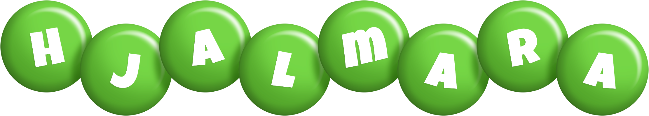 Hjalmara candy-green logo