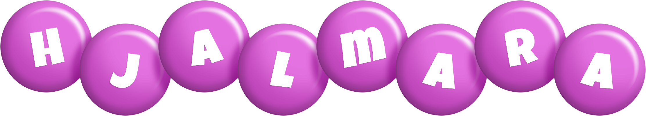 Hjalmara candy-purple logo