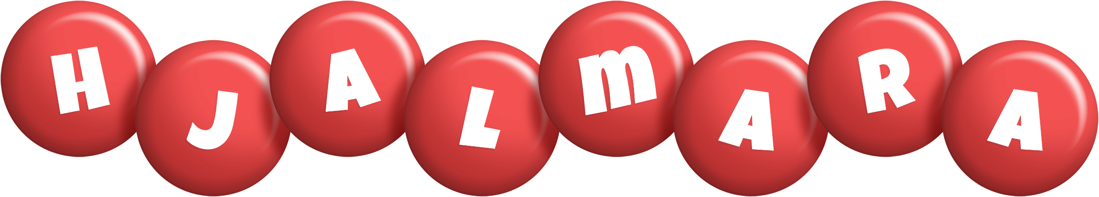 Hjalmara candy-red logo