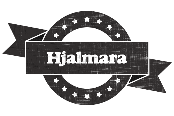 Hjalmara grunge logo