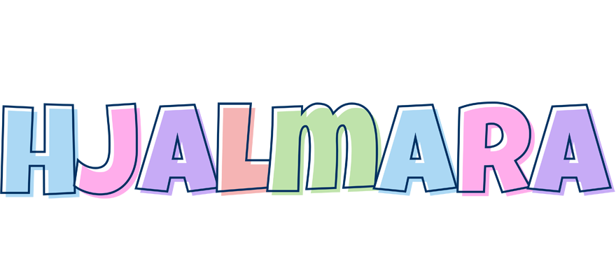 Hjalmara pastel logo