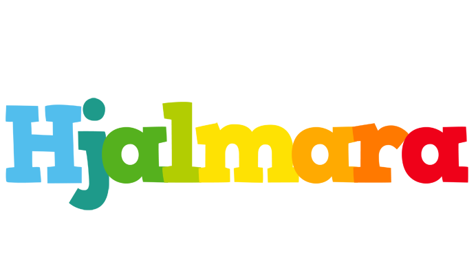Hjalmara rainbows logo