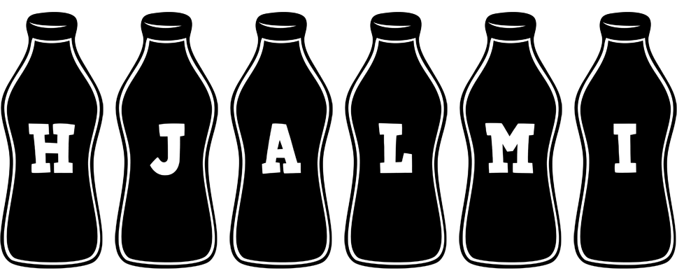 Hjalmi bottle logo