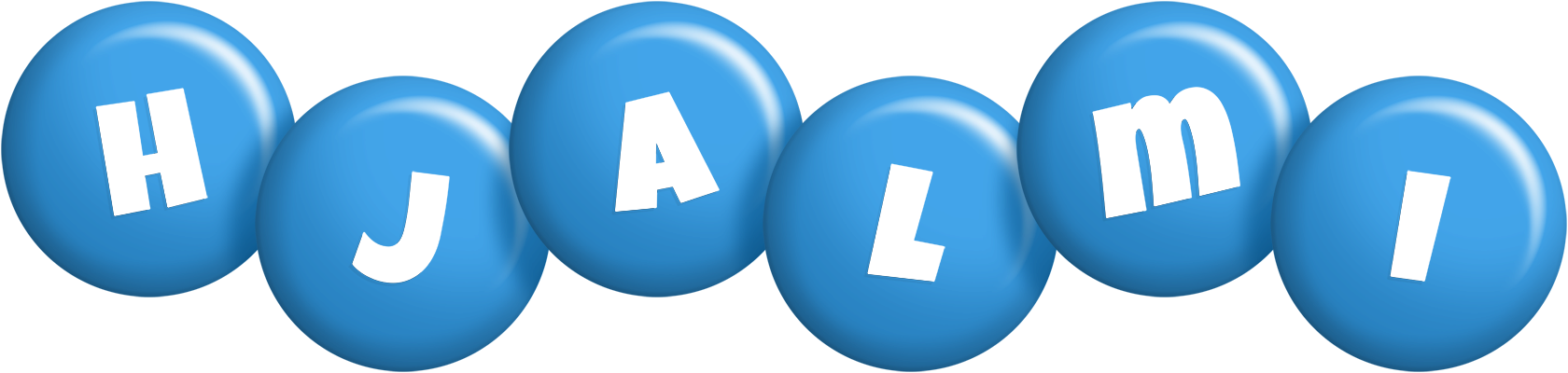Hjalmi candy-blue logo