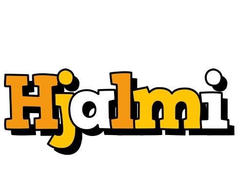 Hjalmi cartoon logo