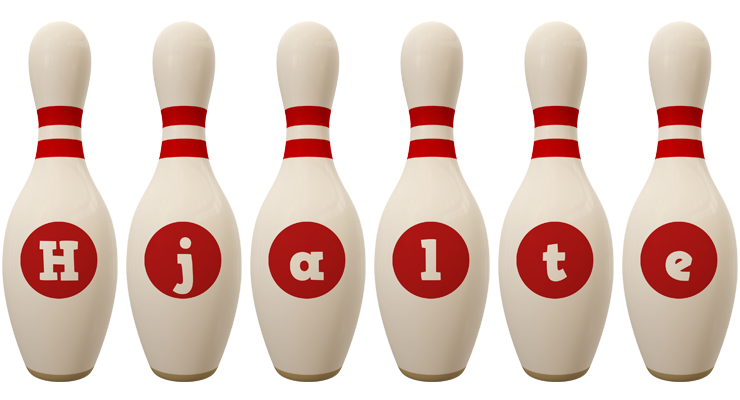 Hjalte bowling-pin logo