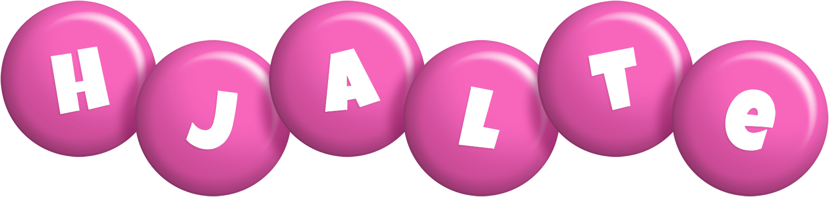 Hjalte candy-pink logo