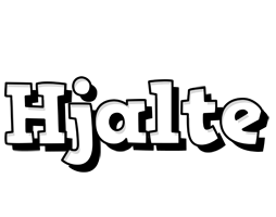 Hjalte snowing logo