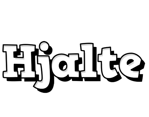 Hjalte snowing logo
