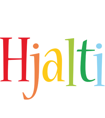Hjalti birthday logo