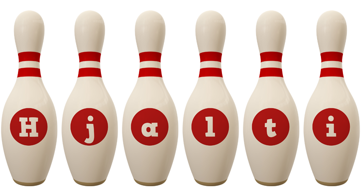 Hjalti bowling-pin logo