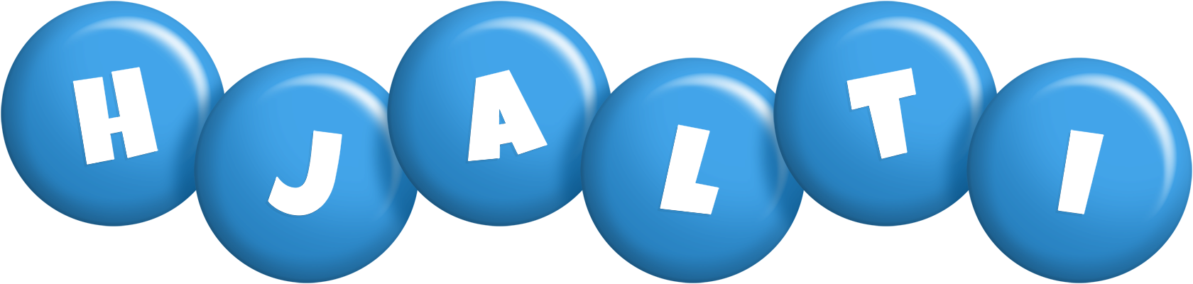 Hjalti candy-blue logo