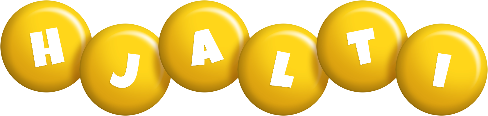 Hjalti candy-yellow logo