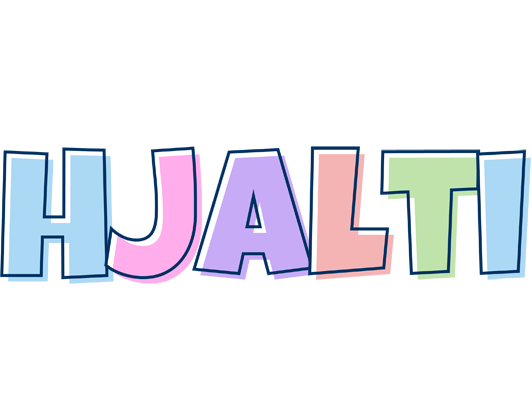 Hjalti pastel logo