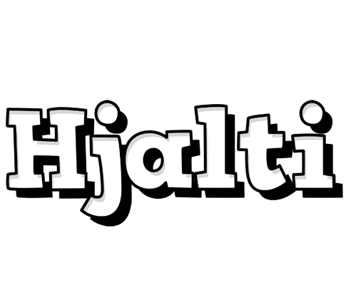 Hjalti snowing logo