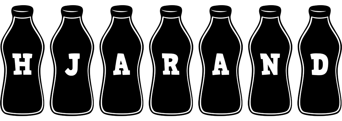Hjarand bottle logo