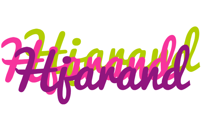 Hjarand flowers logo