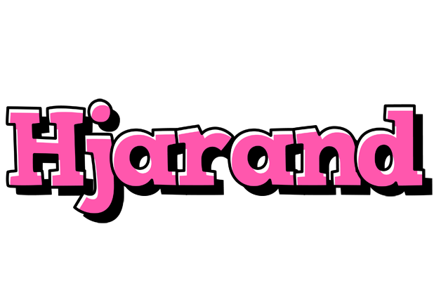 Hjarand girlish logo