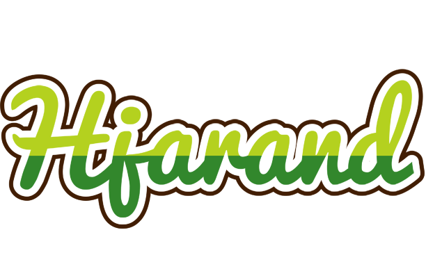Hjarand golfing logo
