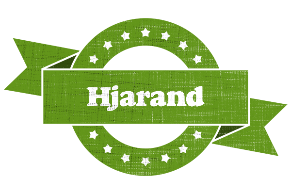 Hjarand natural logo