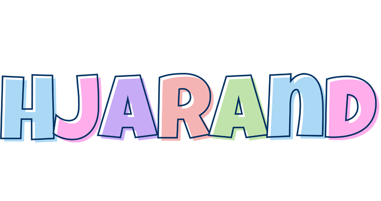 Hjarand pastel logo