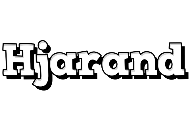 Hjarand snowing logo