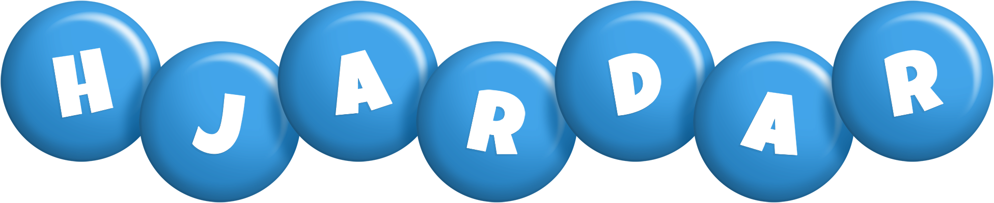 Hjardar candy-blue logo