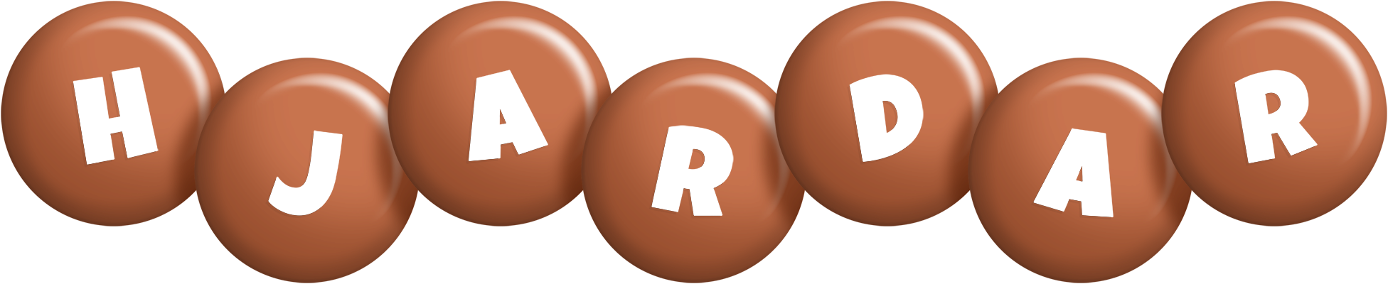 Hjardar candy-brown logo