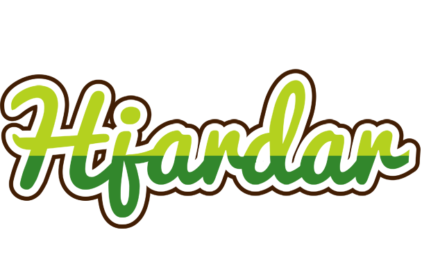 Hjardar golfing logo