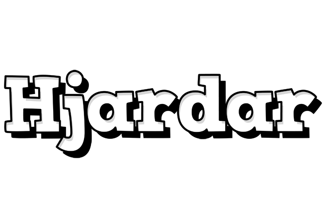 Hjardar snowing logo