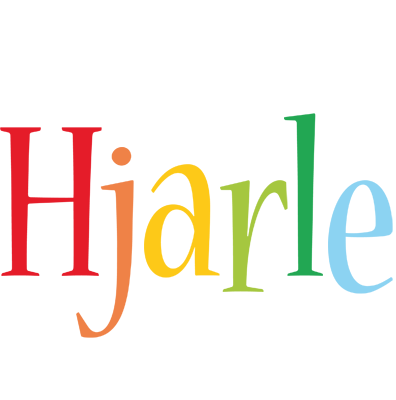 Hjarle birthday logo