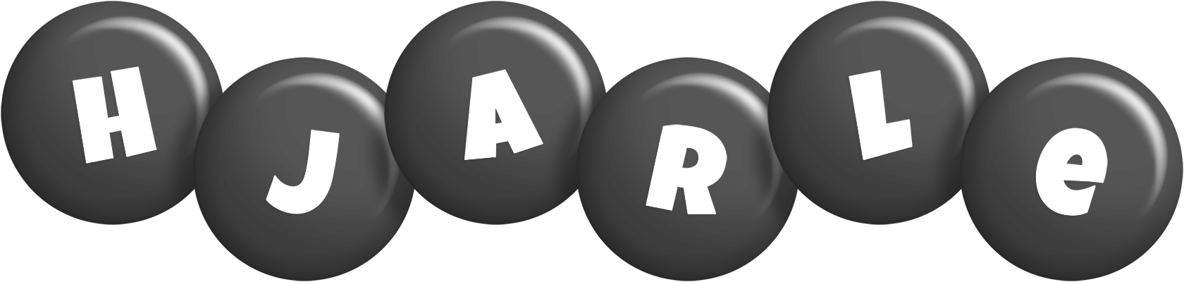 Hjarle candy-black logo