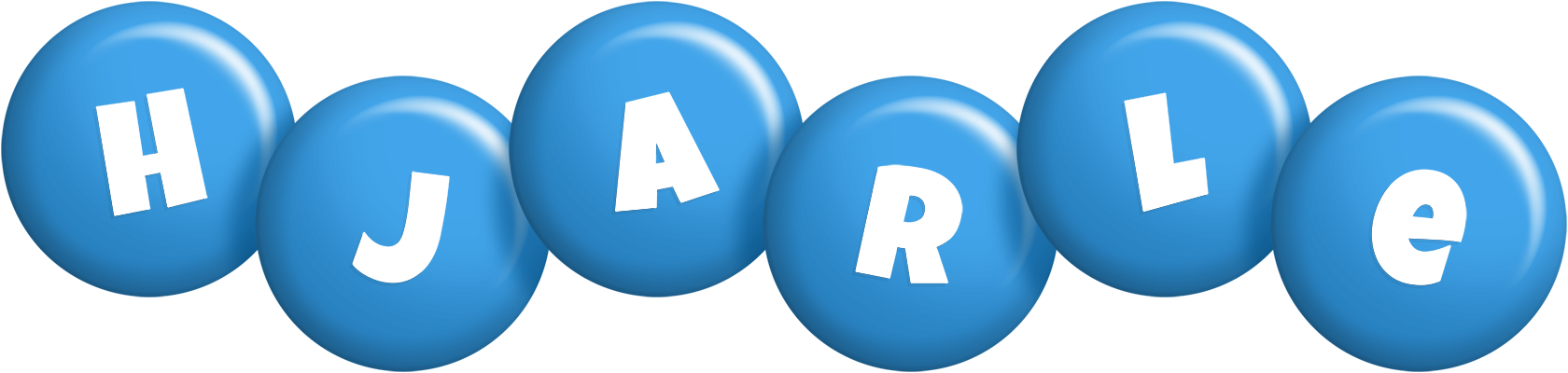 Hjarle candy-blue logo