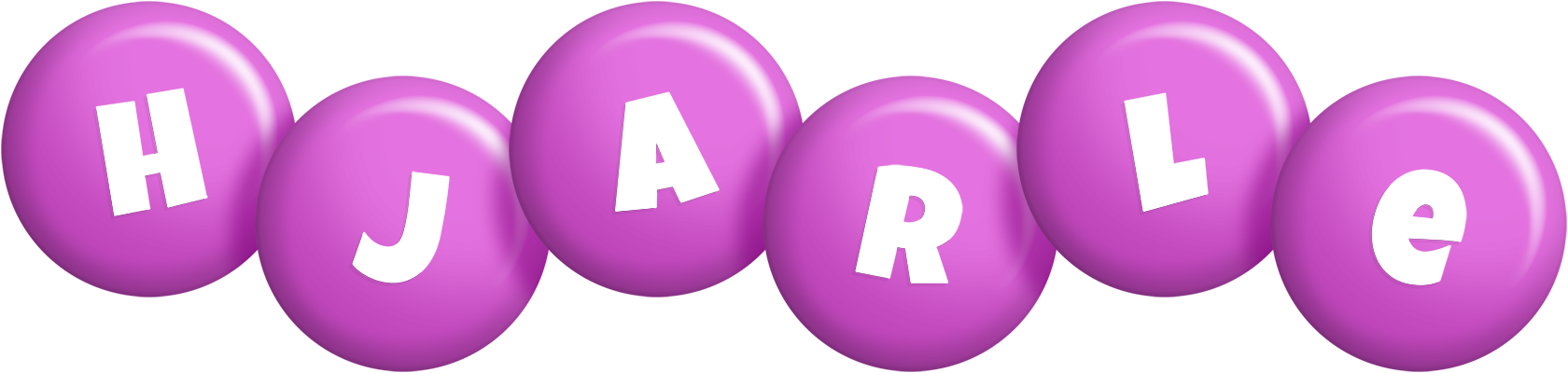 Hjarle candy-purple logo