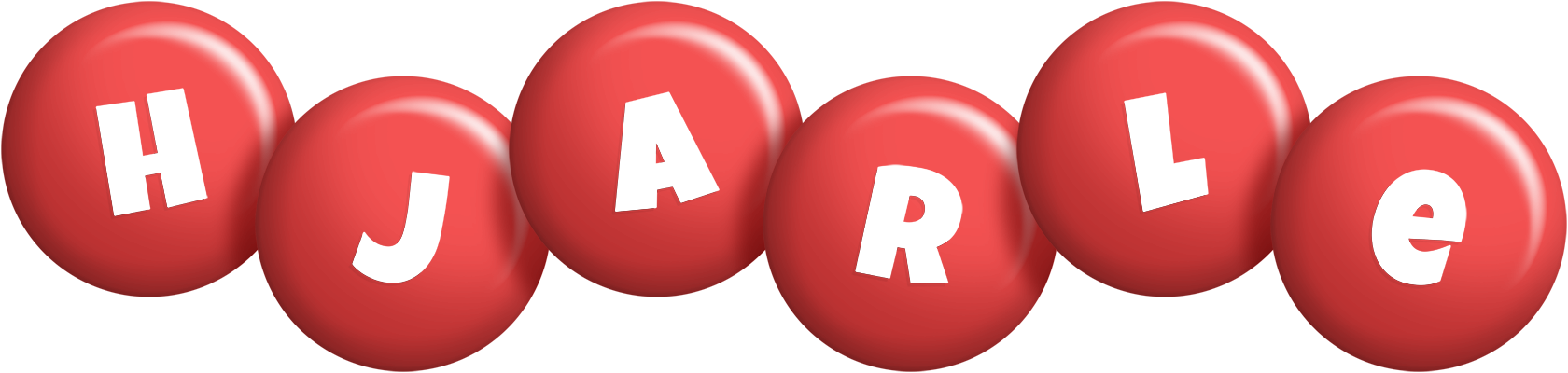 Hjarle candy-red logo