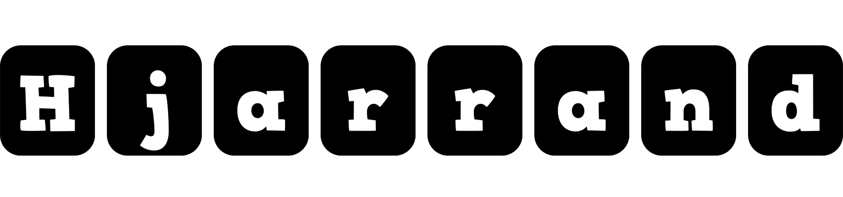 Hjarrand box logo