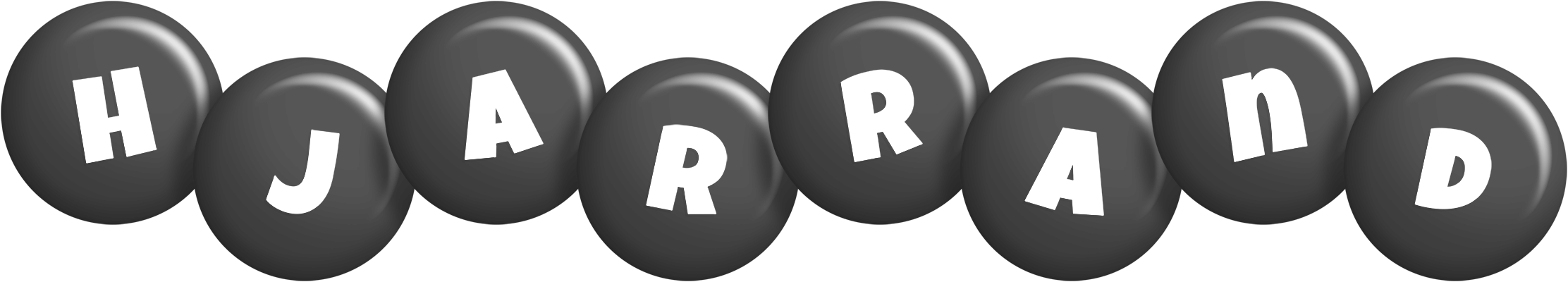 Hjarrand candy-black logo