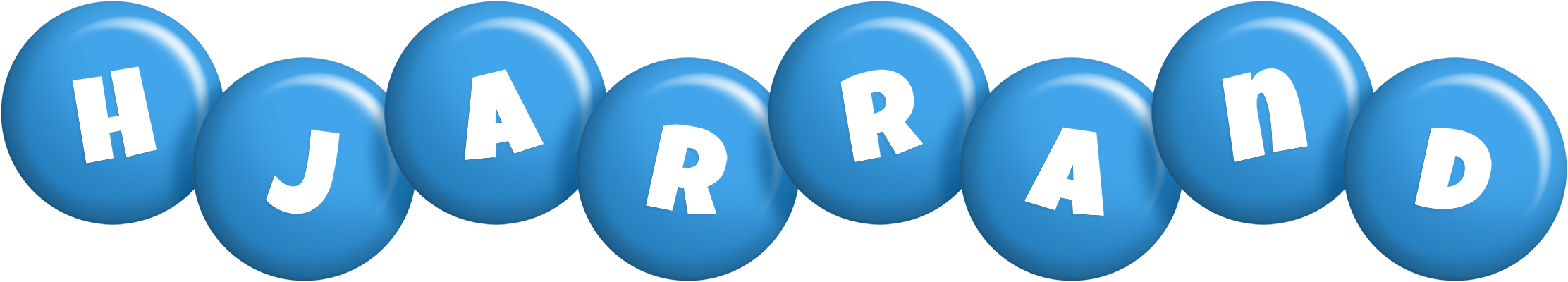 Hjarrand candy-blue logo
