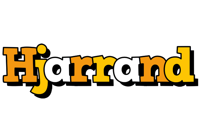 Hjarrand cartoon logo