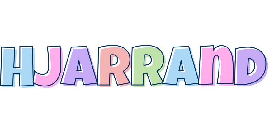Hjarrand pastel logo