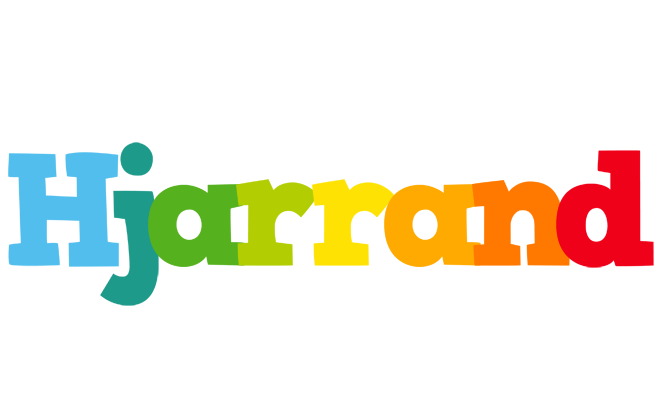 Hjarrand rainbows logo