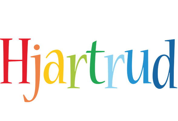Hjartrud birthday logo