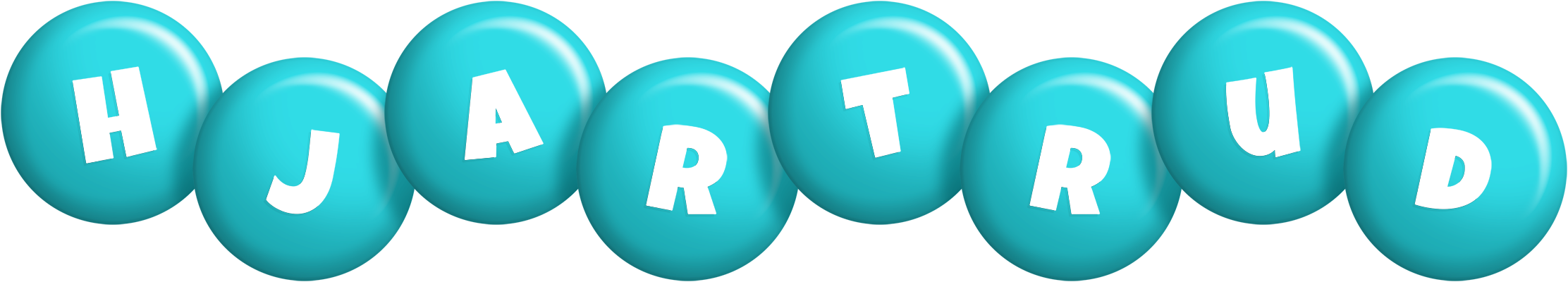 Hjartrud candy-azur logo
