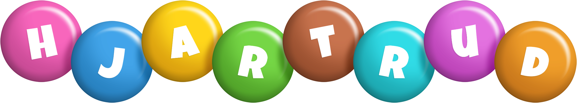 Hjartrud candy logo