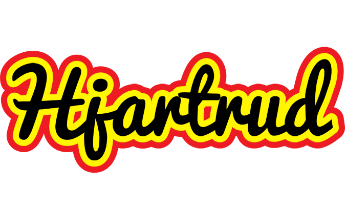 Hjartrud flaming logo