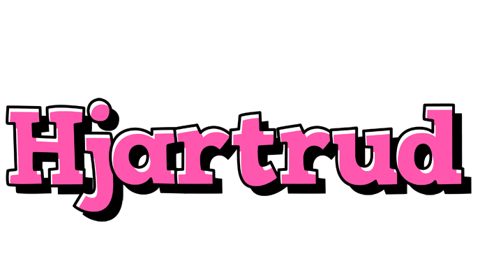 Hjartrud girlish logo