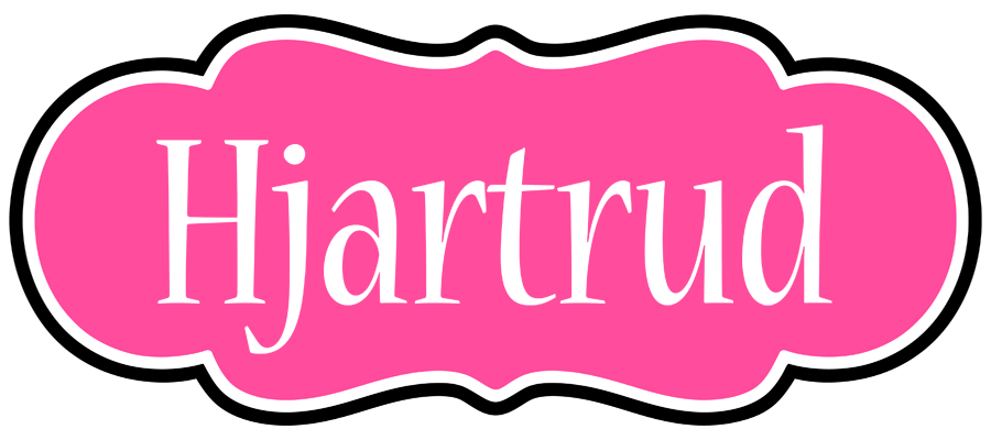 Hjartrud invitation logo
