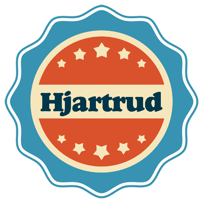 Hjartrud labels logo